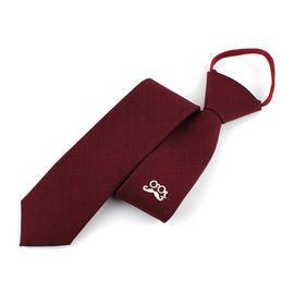  [MAESIO] GNA4216 Pre-Tied Neckties 5.5cm _ Mens ties for interview, Zipper tie, Suit, Classic Business Casual Necktie